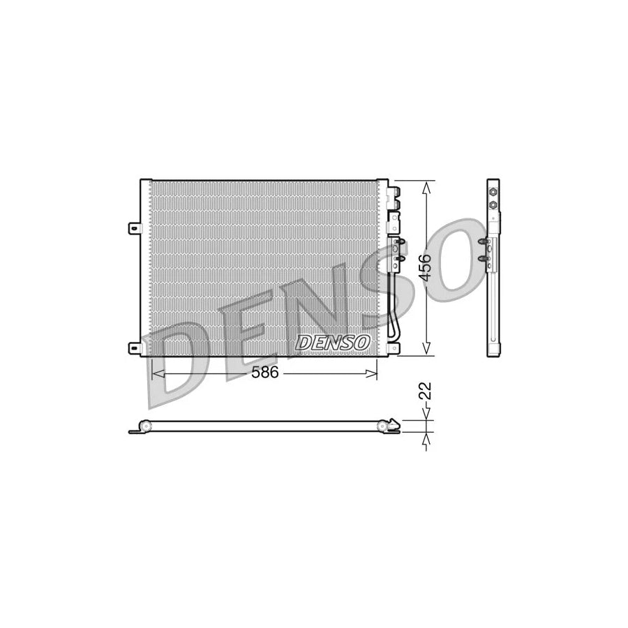 DENSO DCN06009 Air Conditioning Condenser
