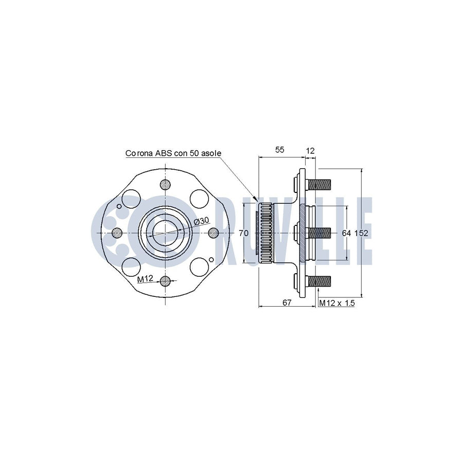 Ruville 55451 Alternator Freewheel Clutch