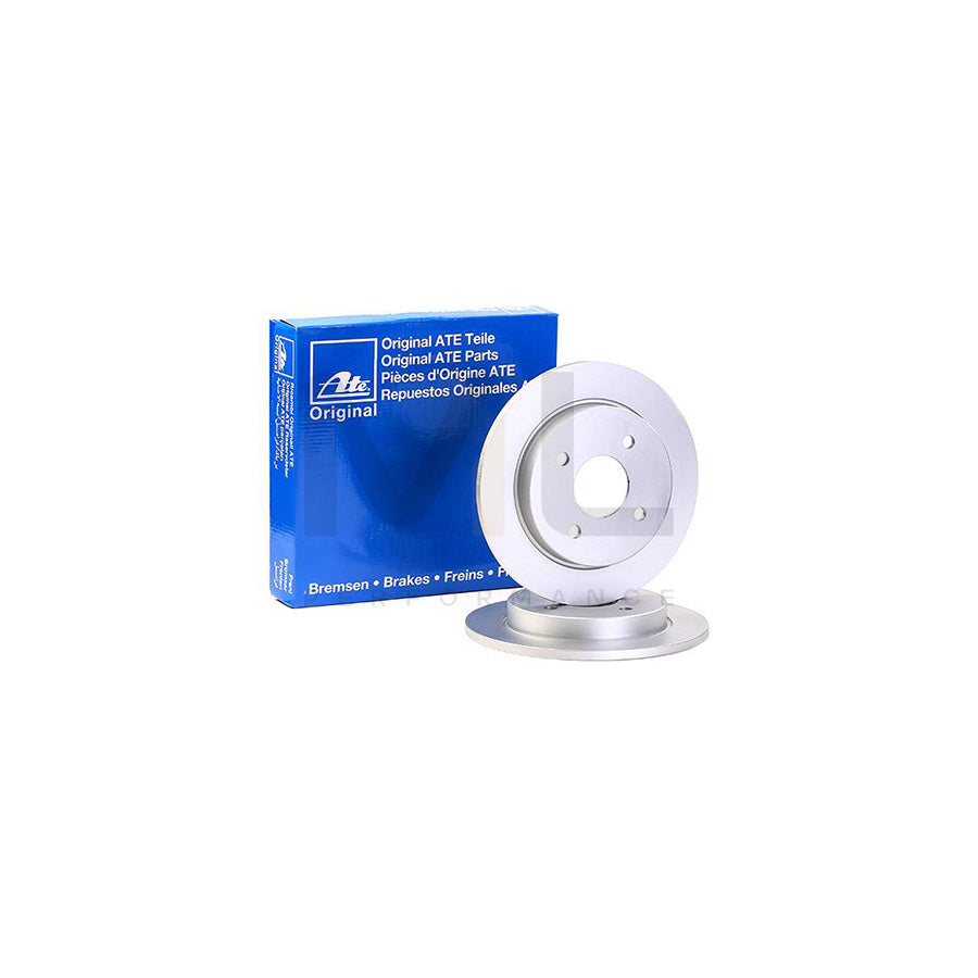 ATE 24.0110-0115.1 Brake Disc Solid, Coated  - 1 piece