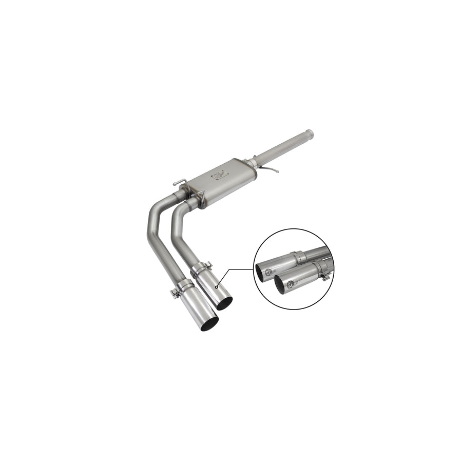  aFe 49-44062-P Cat-Back Exhaust System GM Silverado/Sierra 1500 09-18 / Silverado LD/Sierra Limited 2019 V6-4.3/V8-4.8/5.3L  | ML Performance US Car Parts