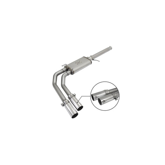  aFe 49-44062-P Cat-Back Exhaust System GM Silverado/Sierra 1500 09-18 / Silverado LD/Sierra Limited 2019 V6-4.3/V8-4.8/5.3L  | ML Performance US Car Parts
