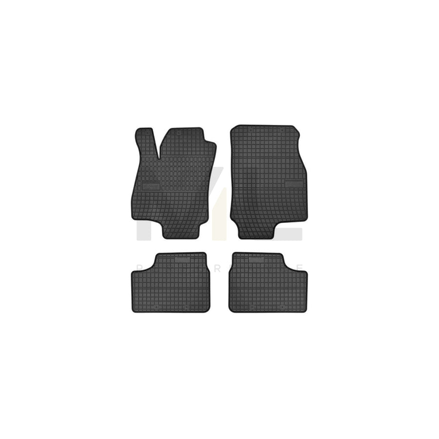 FROGUM Tailored 0696 Floor mat set for OPEL ASTRA Elastomer, Front and Rear, Quantity: 4, Black, (LHD)