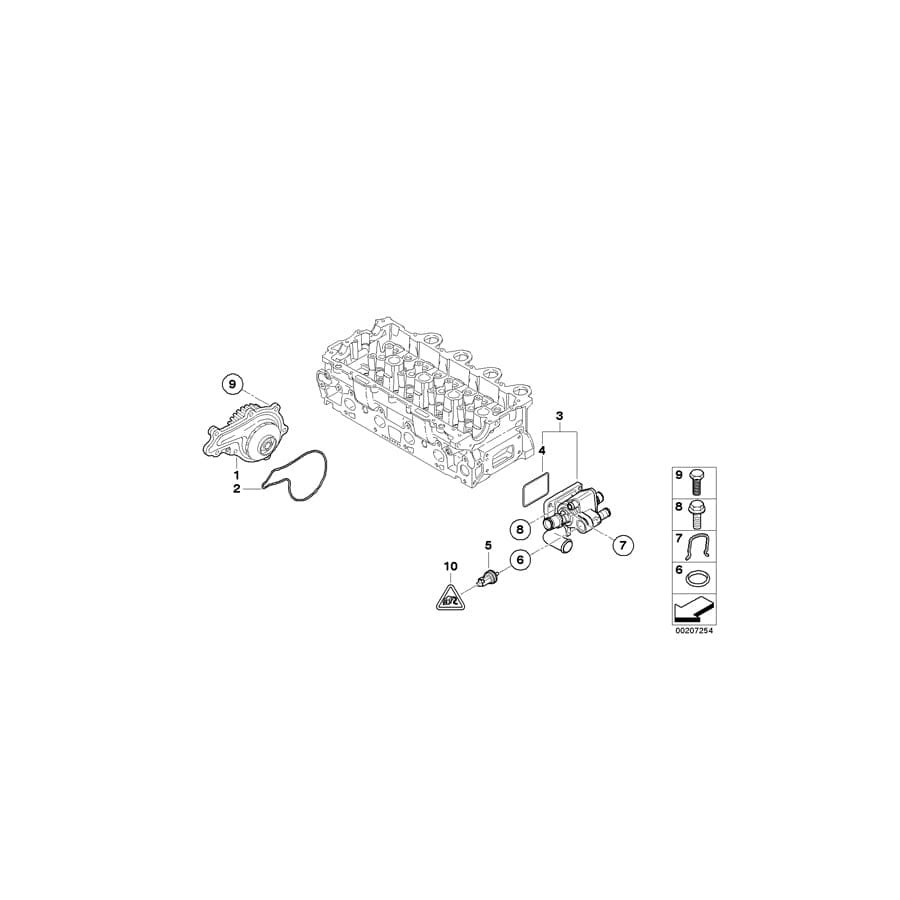 Genuine BMW 11537805995 R56 Clamp (Inc. Cooper D & One D) | ML Performance UK Car Parts