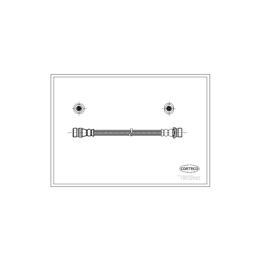 Corteco 19032682 Brake Hose