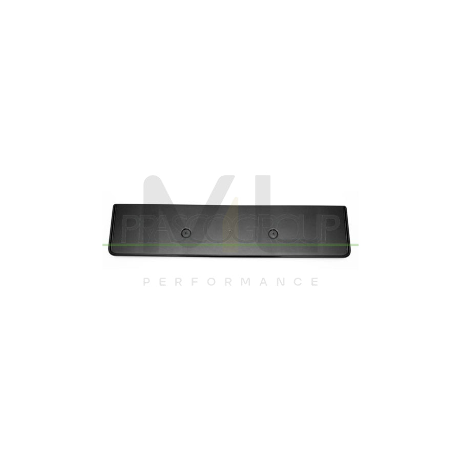 PRASCO AD4011539 Number plate holder for AUDI A4 B9 Avant (8W5, 8WD) Front, Black, Glossy, frameless