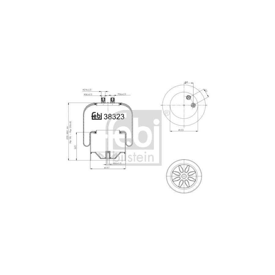 Febi Bilstein 38323 Boot, Air Suspension