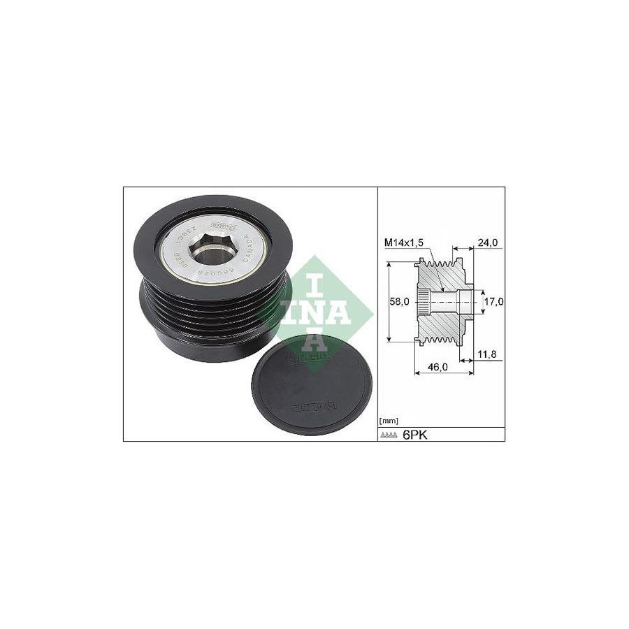Ina 535 0355 10 Alternator Freewheel Clutch | ML Performance US Car Parts