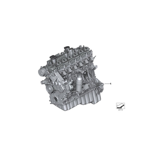 Genuine BMW 11007787032 E53 Exch. Short Engine 306D1 (Inc. X5) | ML Performance US Car Parts