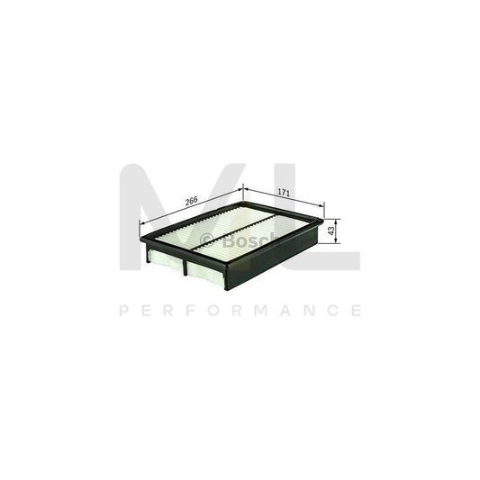 BOSCH Air Filter 1457433958 [ S 3958 ] | ML Car Parts UK | ML Performance