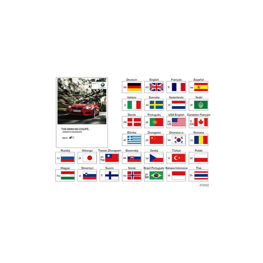 Genuine BMW 01402925463 Owner's Manual For F13 M6 PT (Inc. M6) | ML Performance US Car Parts