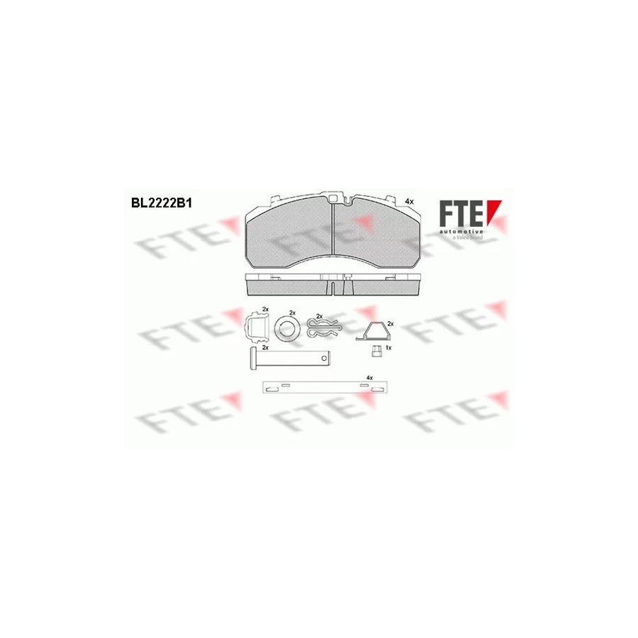 FTE Bl2222B1 Brake Pad Set
