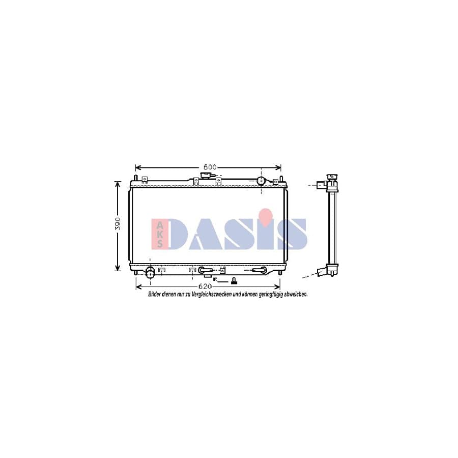 AKS Dasis 111300N Engine Radiator for Mazda MX-5 II (Nb)