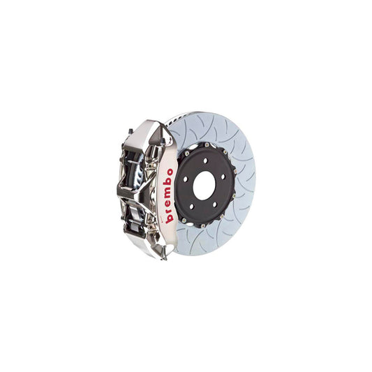Brembo 1N3.8021AR Porsche Front GT-R 6-Pistons Slotted Type-3 2-piece Big Brake Kit 350x34mm (Inc. 718, Boxster, Cayman) | ML Performance US Car Parts