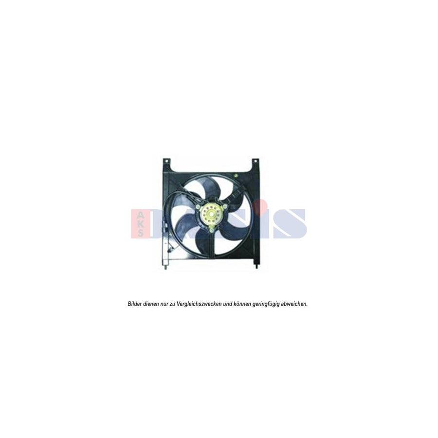 AKS Dasis 158097N Fan, Radiator for Opel Frontera