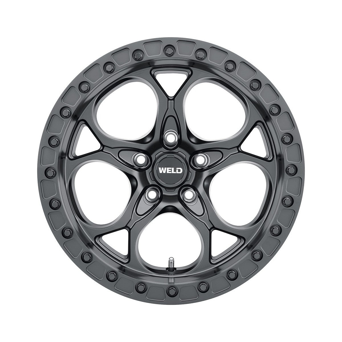 Weld W90179075362 Ledge Beadlock W901 Wheel 17x9 5x127 ET-35 BS3.625 Satin Black