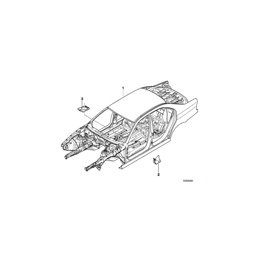 Genuine BMW 41128203908 E39 E38 Support F Front Right Transmission (Inc. 730i) 1 | ML Performance US Car Parts