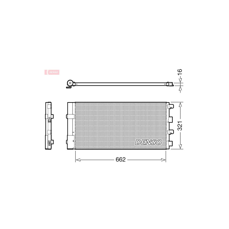 DENSO DCN37003 Air Conditioning Condenser for Dacia Duster Off-Road