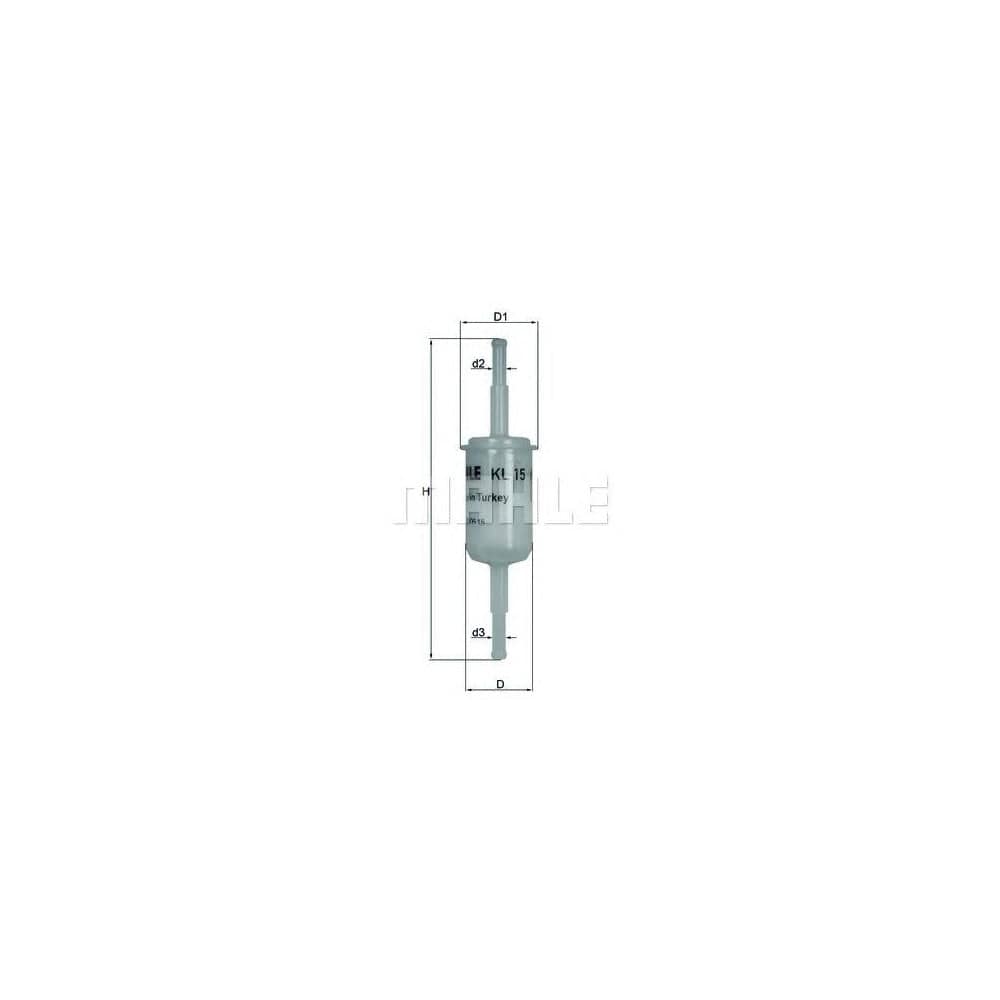 MAHLE ORIGINAL KL 15 Fuel filter In-Line Filter | ML Performance Car Parts