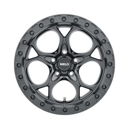 Weld W90170075450 Ledge Beadlock W901 Wheel 17x10 5x127 ET-25 BS4.5 Satin Black
