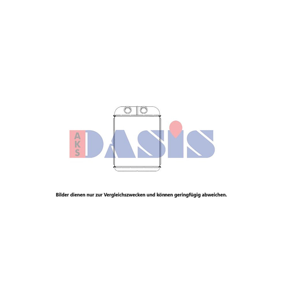 AKS Dasis 186002N Heater Matrix for Renault Espace IV (Jk)