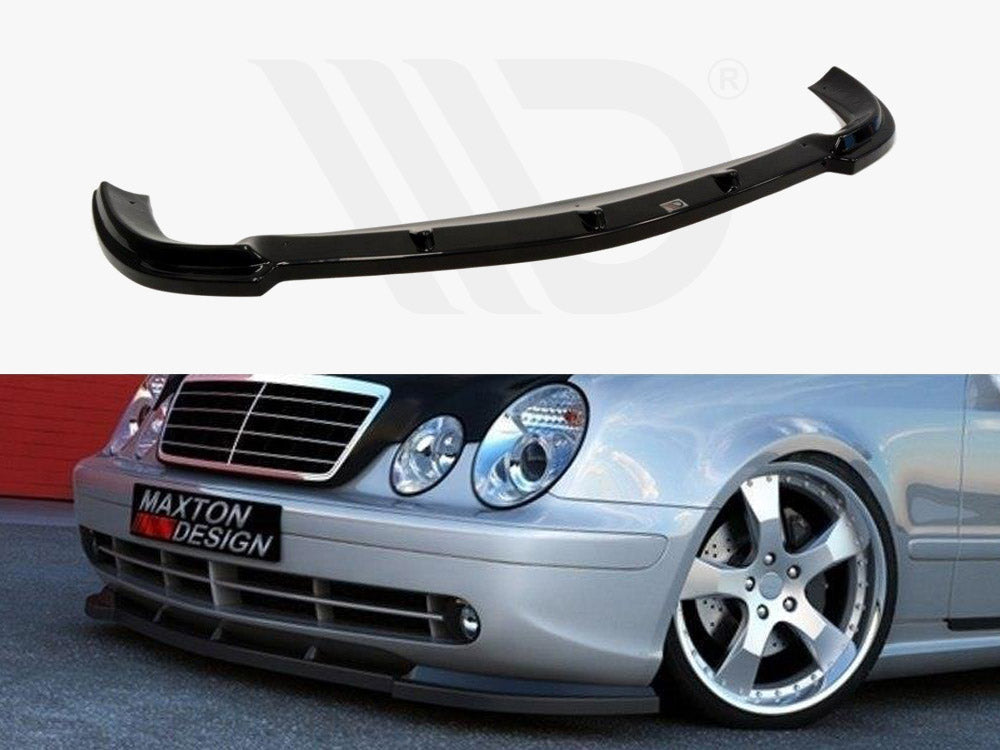 Maxton Design ME-CLK-208-AMG-FD1T Front Splitter Mercedes CLK W208 | ML Performance UK Car Parts