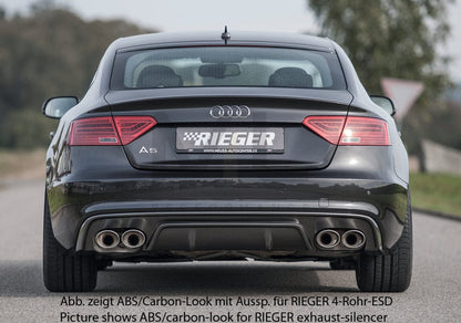 Rieger 00055478 Audi B8 B81 S5 Rear Diffuser 3 | ML Performance UK Car Parts