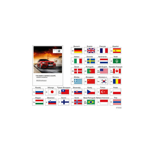 Genuine BMW 01402925448 Owner's Manual For F22 With Idrive HU (Inc. 230i, 220d & 228i) | ML Performance US Car Parts