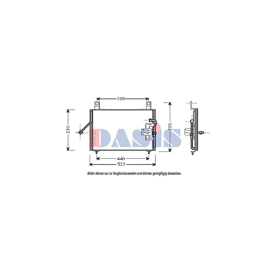 AKS Dasis 112005N Air Conditioning Condenser