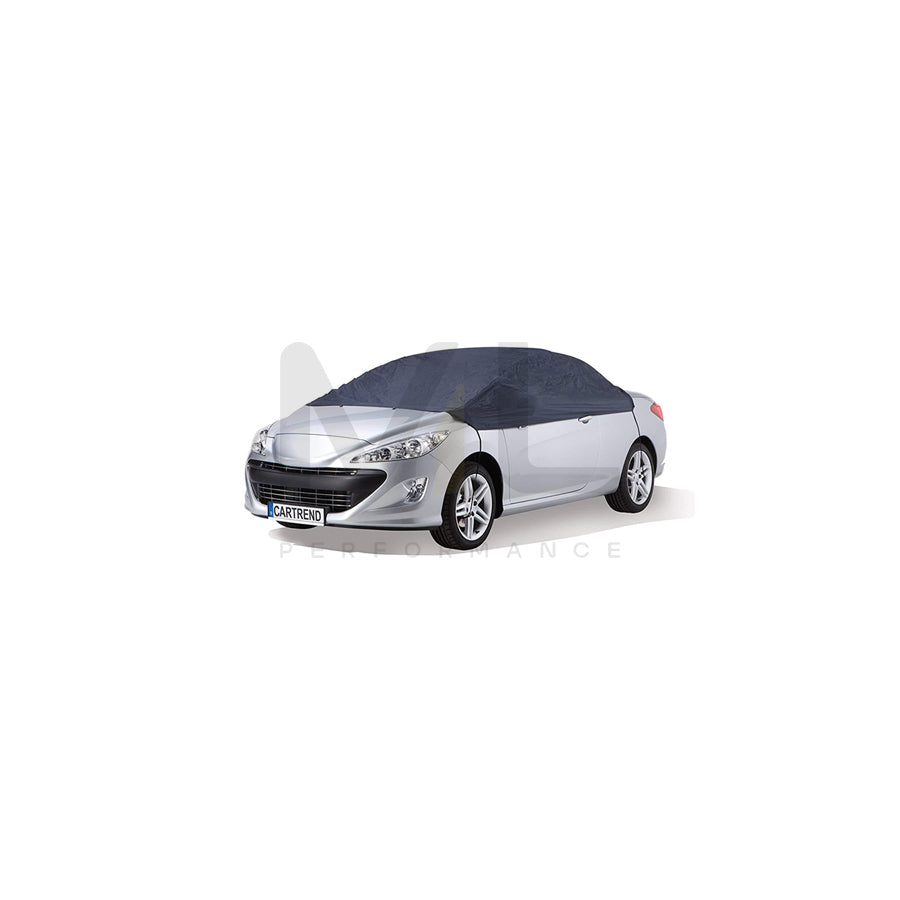 CARTREND 70338 Car cover half-size, S 145x279 cm, Blue