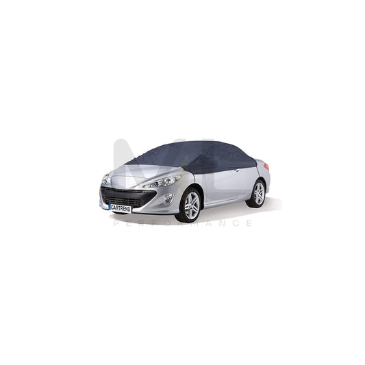 CARTREND 70338 Car cover half-size, S 145x279 cm, Blue