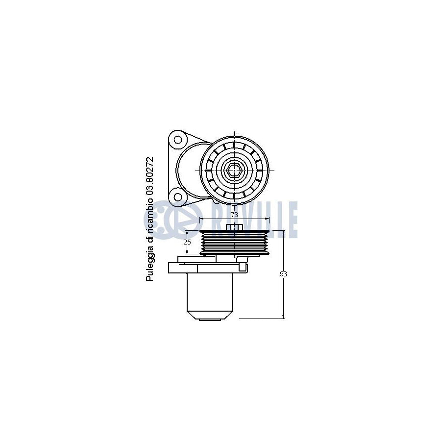 Ruville 56556 Alternator Freewheel Clutch