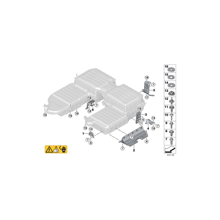 Genuine BMW 61258488573 G05 Screw (Inc. X5 45eX) | ML Performance US Car Parts