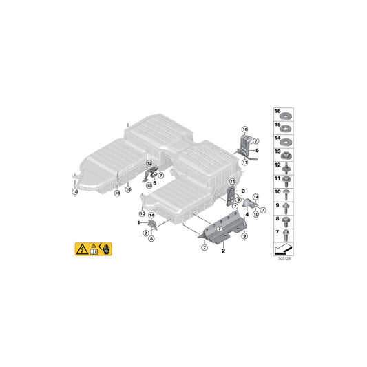 Genuine BMW 61258488573 G05 Screw (Inc. X5 45eX) | ML Performance US Car Parts