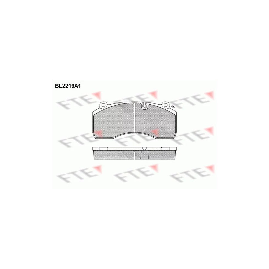 FTE Bl2219A1 Brake Pad Set
