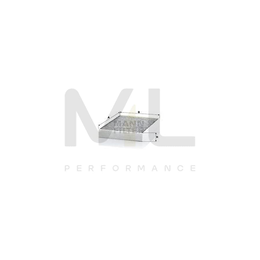 MANN-FILTER CUK 23 014-2 Pollen filter Activated Carbon Filter