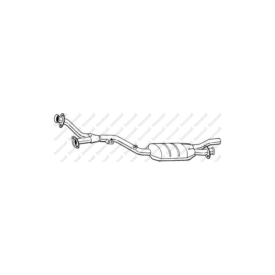 Bosal 099-489 Catalytic Converter Suitable for Mercedes-Benz S-Class Saloon (W140)