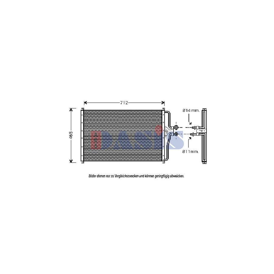 AKS Dasis 270080T Engine Radiator