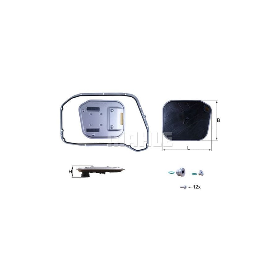 Knecht Hx 189Kit Hydraulic Filter, Automatic Transmission