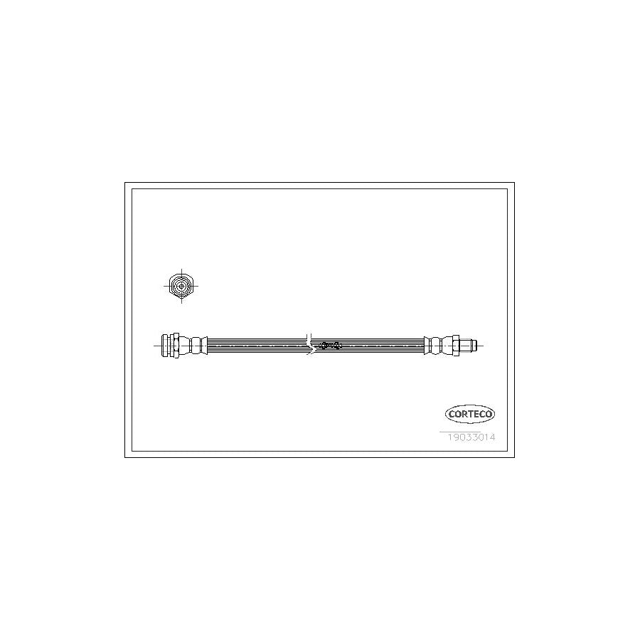 Corteco 19033014 Brake Hose