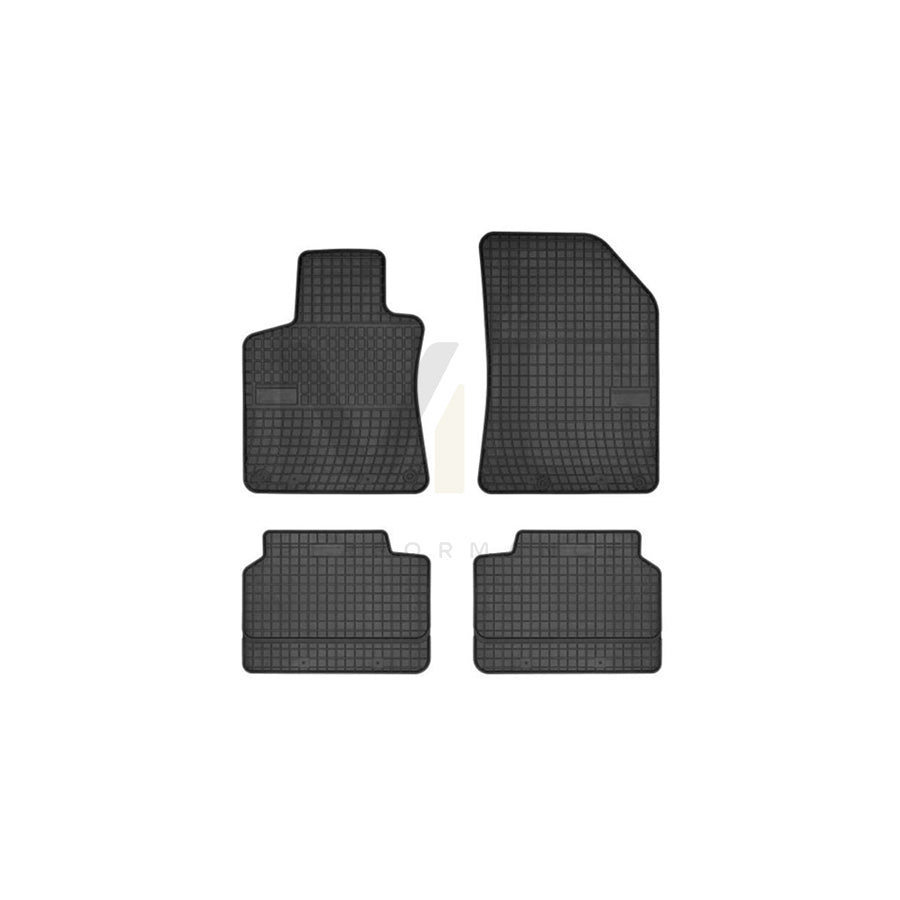FROGUM Tailored 0646 Floor mat set for PEUGEOT 308 II Hatchback Elastomer, Front and Rear, Quantity: 4, Black, (LHD)