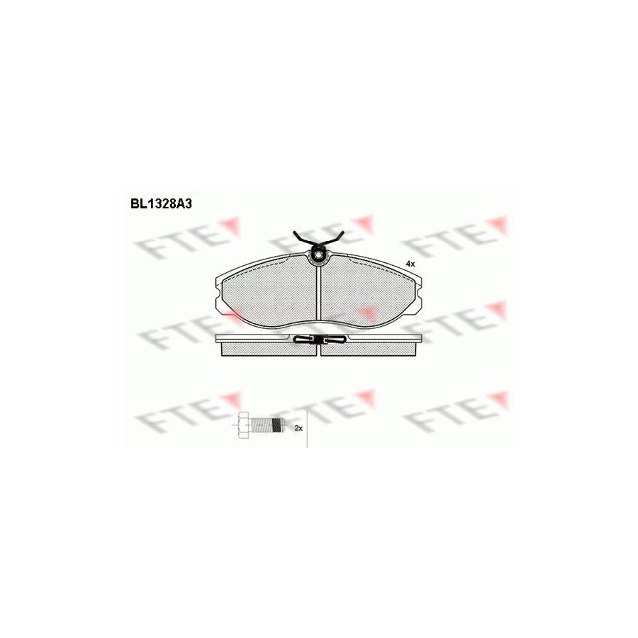 FTE Bl1328A3 Brake Pad Set