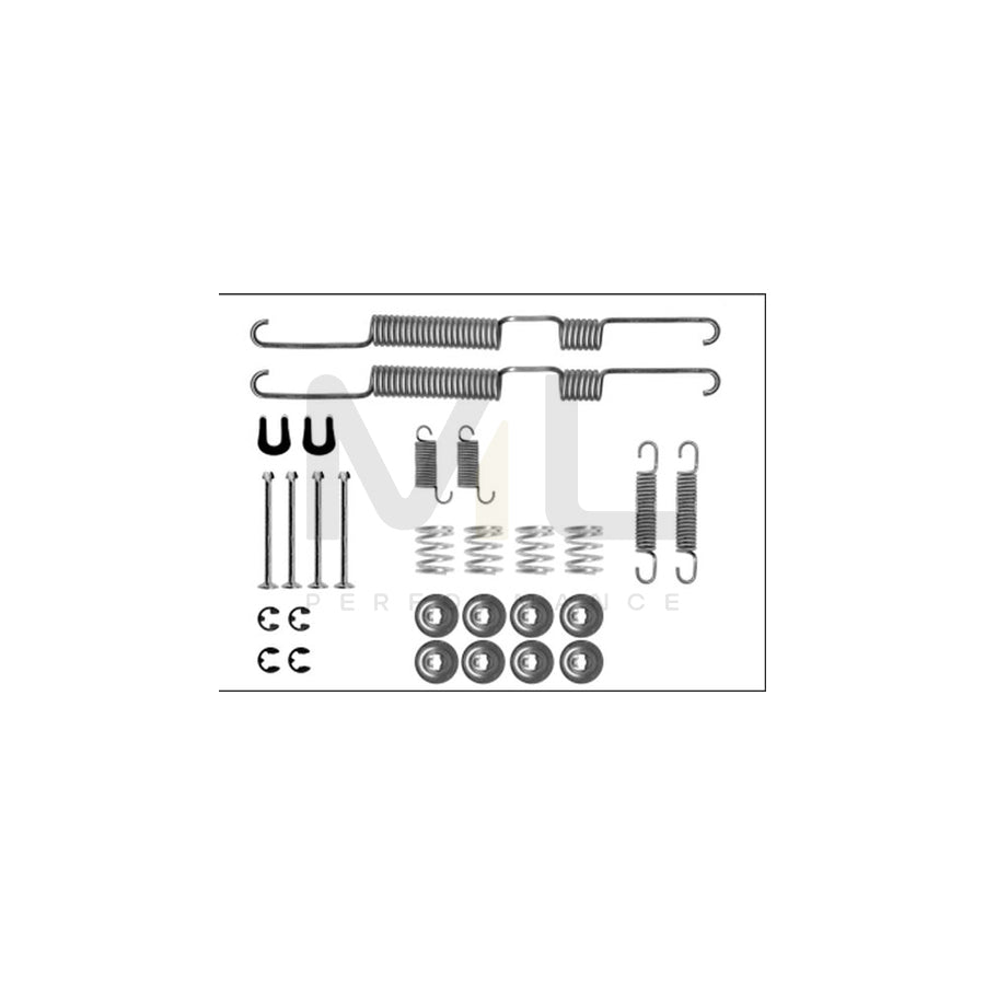 HELLA 8DB 355 000-031 Brake Shoe Set 脴: 228,6mm