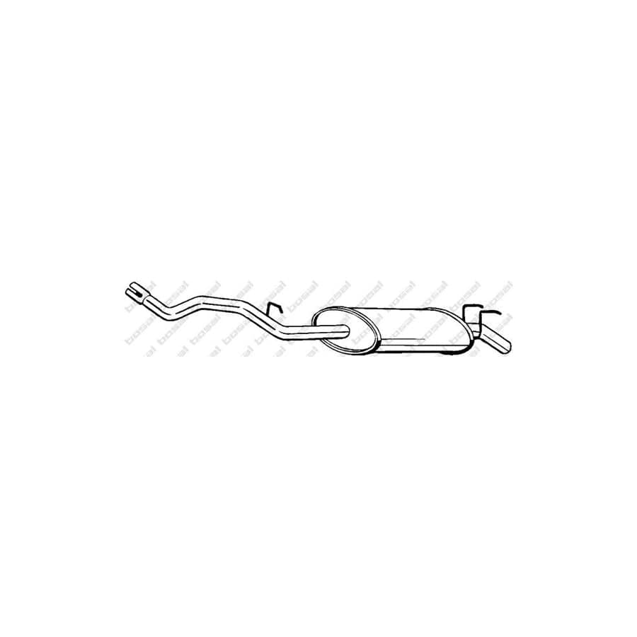 Bosal 278-995 Rear Silencer for Renault 11 Hatchback