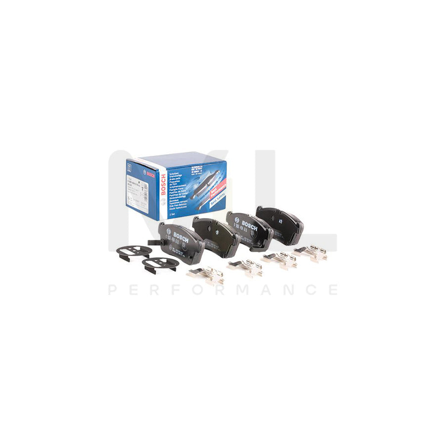 Bosch 0986494618 Brake Pad Set With Acoustic Wear Warning, With Mounting Manual BP408 | ML Performance Car Parts