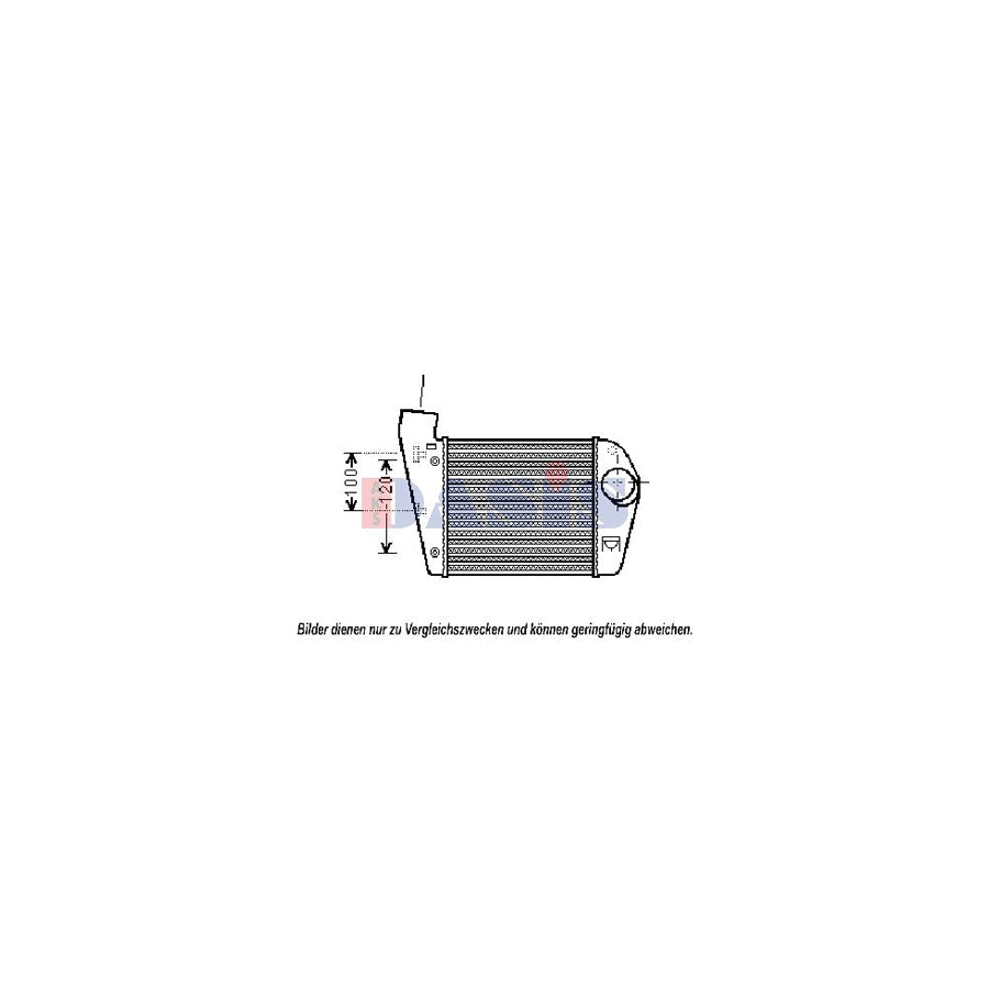 AKS Dasis 487031N Intercooler for Audi A6
