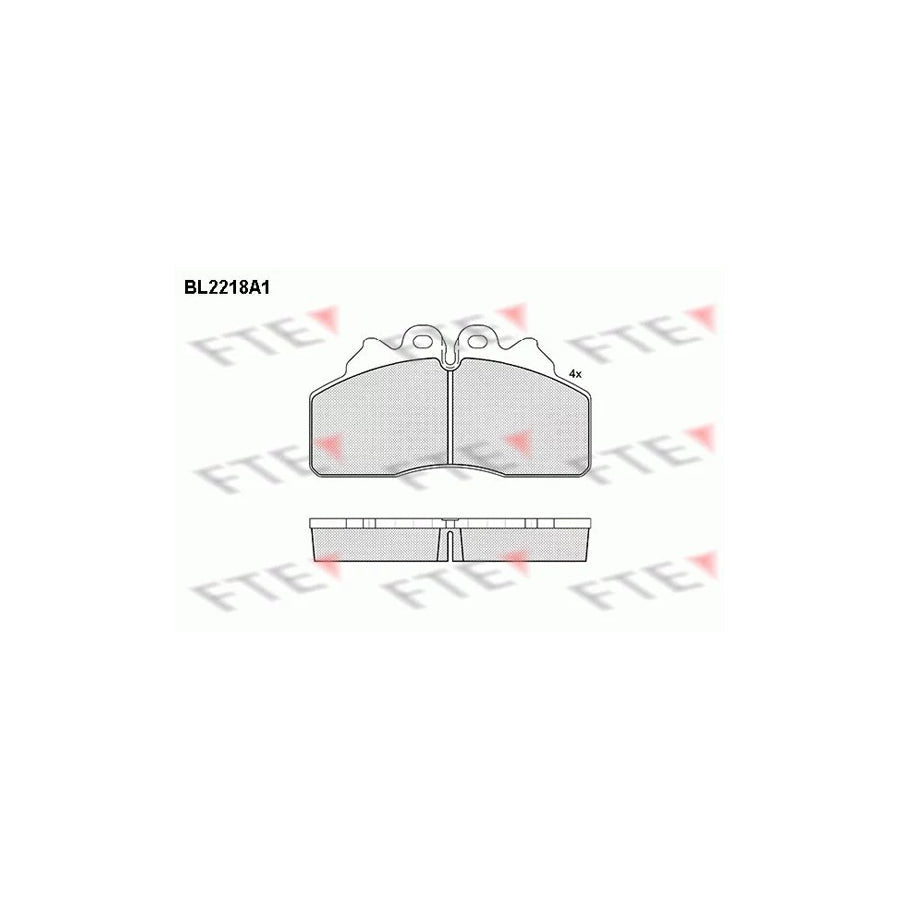 FTE Bl2218A1 Brake Pad Set