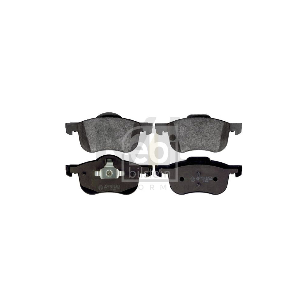 Febi Bilstein 16359 Brake Pad Set Front Axle, Excl. Wear Warning Contact