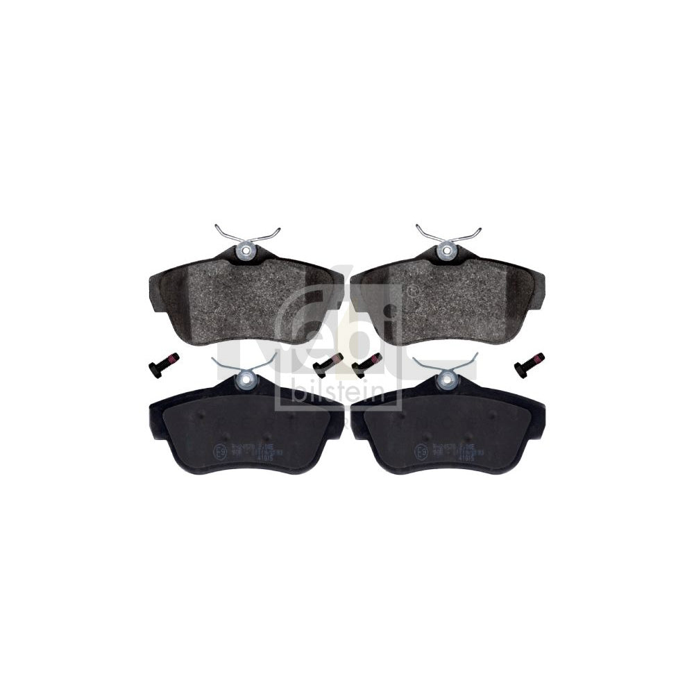 Febi Bilstein 116058 Brake Pad Set Rear Axle, With Bolts/Screws