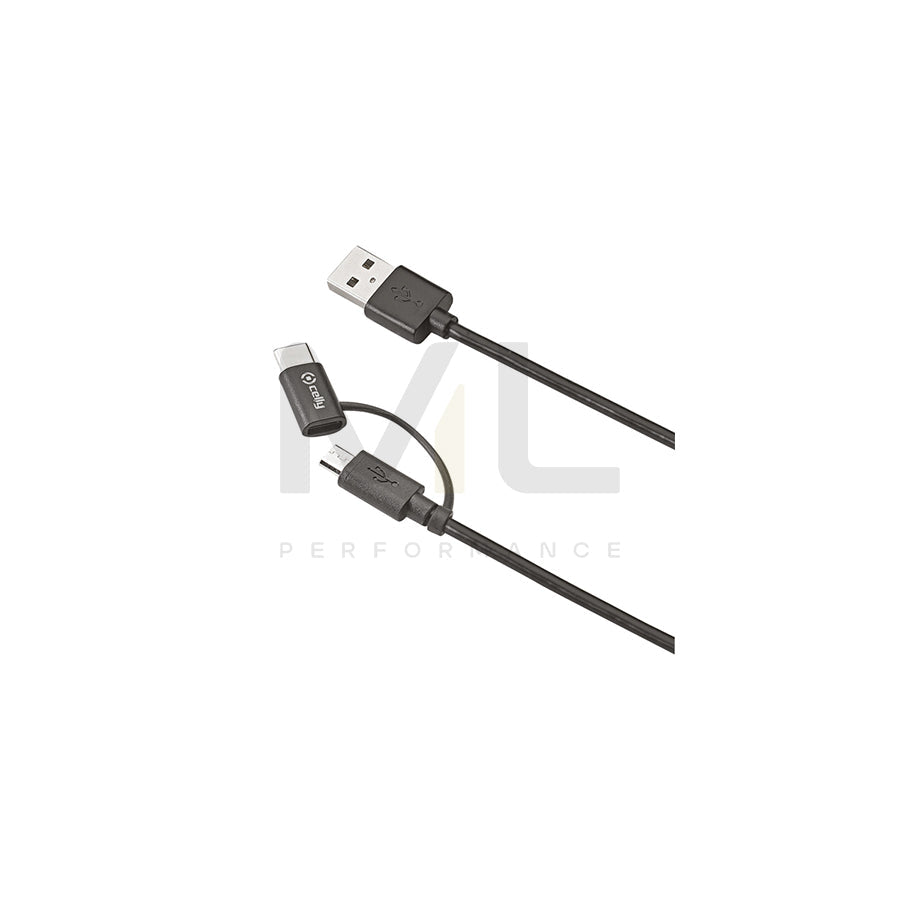 Celly Cable USBCMICRO USB charge cable Black