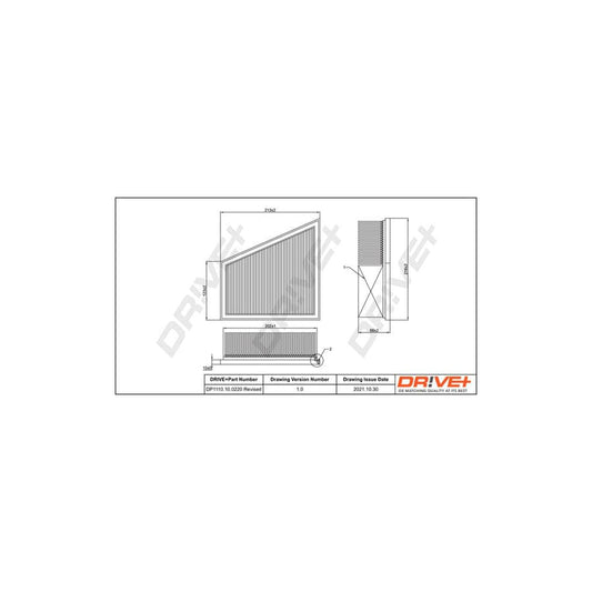 Dr!Ve+ Dp1110.10.0220 Air Filter